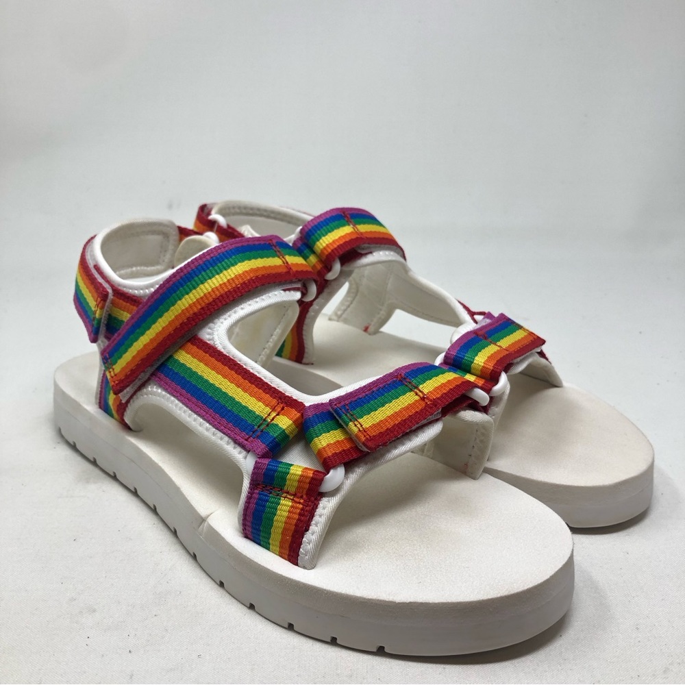 3 for $25 Rainbow Vibrant Sandals Women’s Sz 10